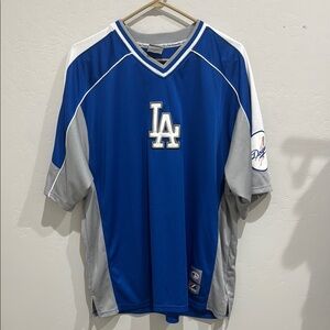 Blue and Gray LA Dodgers Jersey Shirt